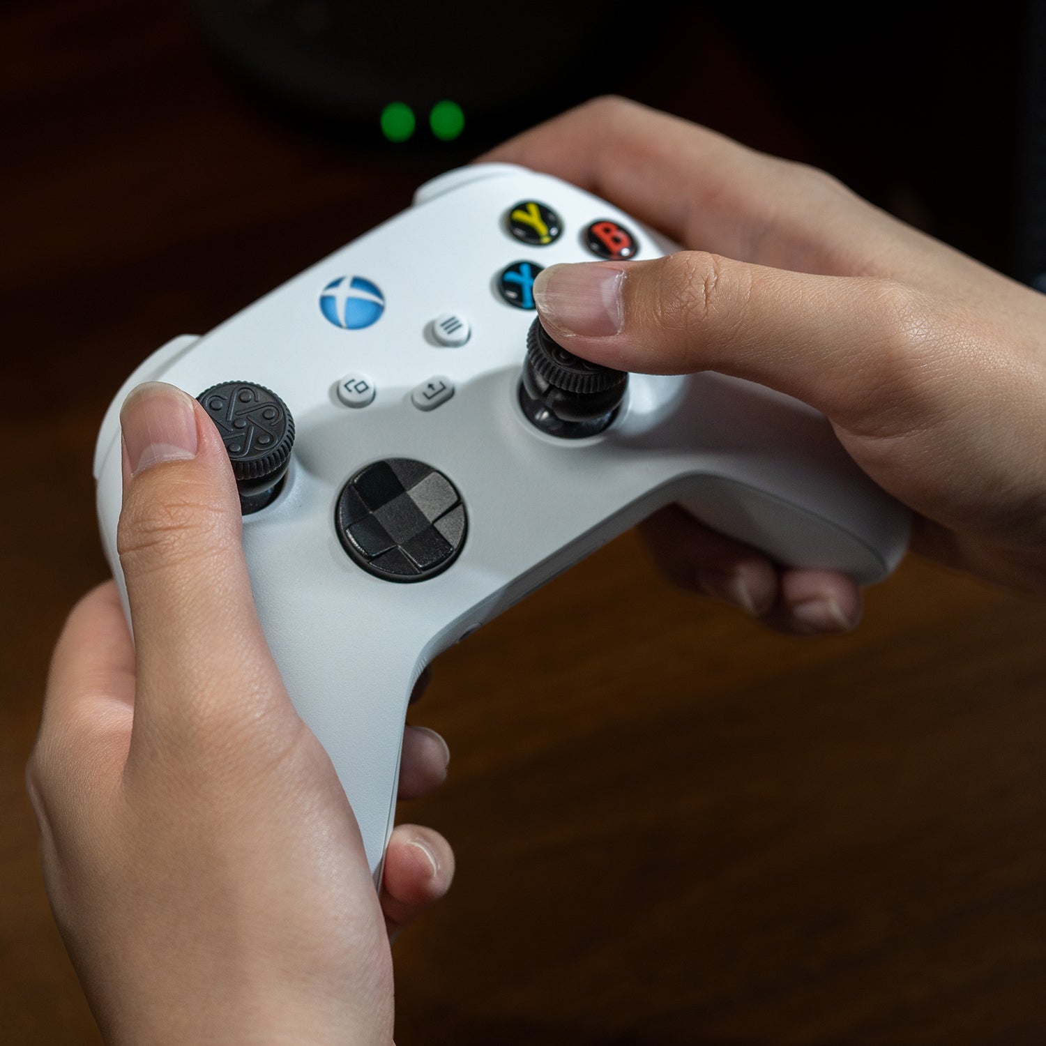 Silicone High-Rise Thumb Grips for Xbox Series S/X, One Controller and ROG Ally X, for FPS and Racing Games, 1 Pair