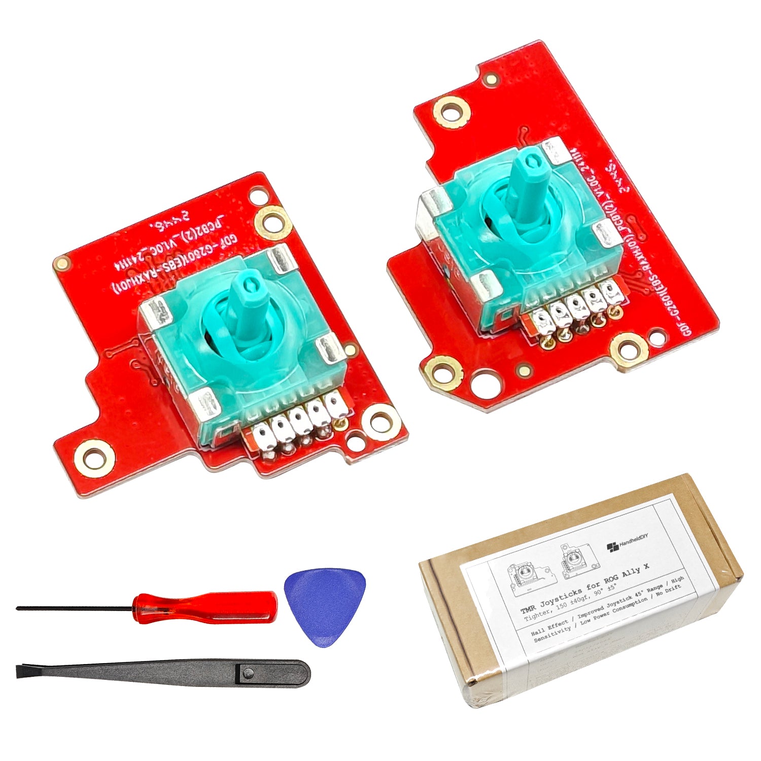 TMR Hall Effect Joystick for ROG Ally X, Tighter Version, with Calibration Tutorial, 1 Pair