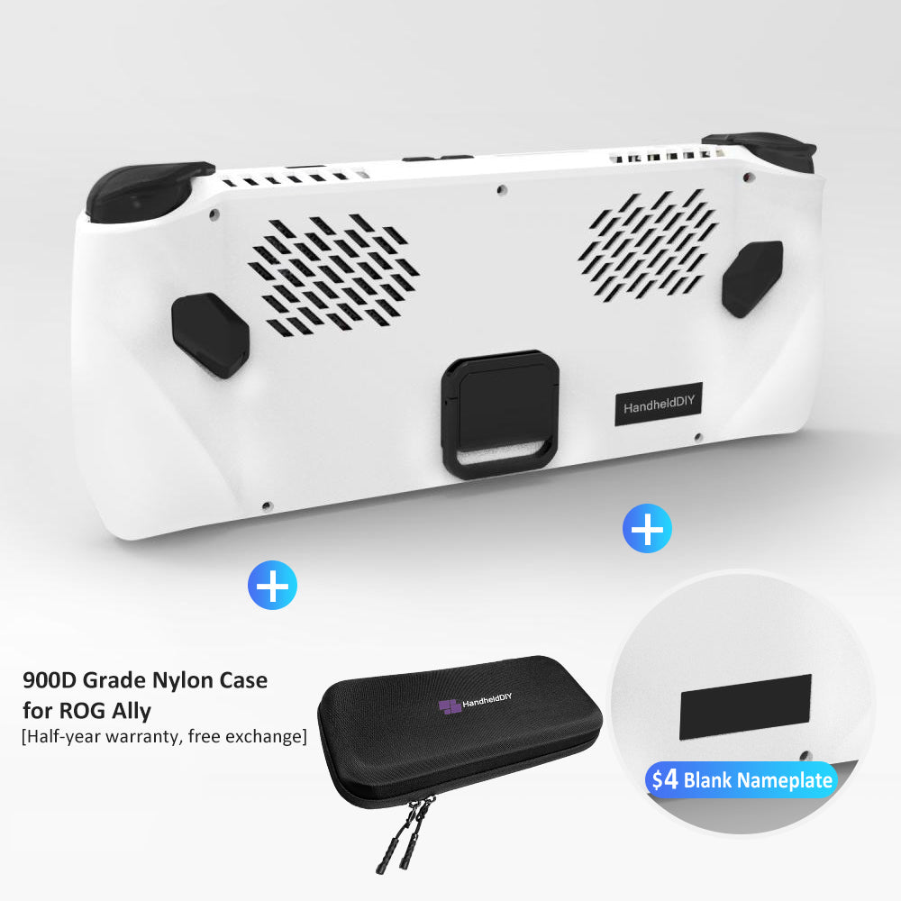 ROG Ally Modcase, Lower the Temperature Over 10%, Aluminum Alloy Kickstand and Nameplate