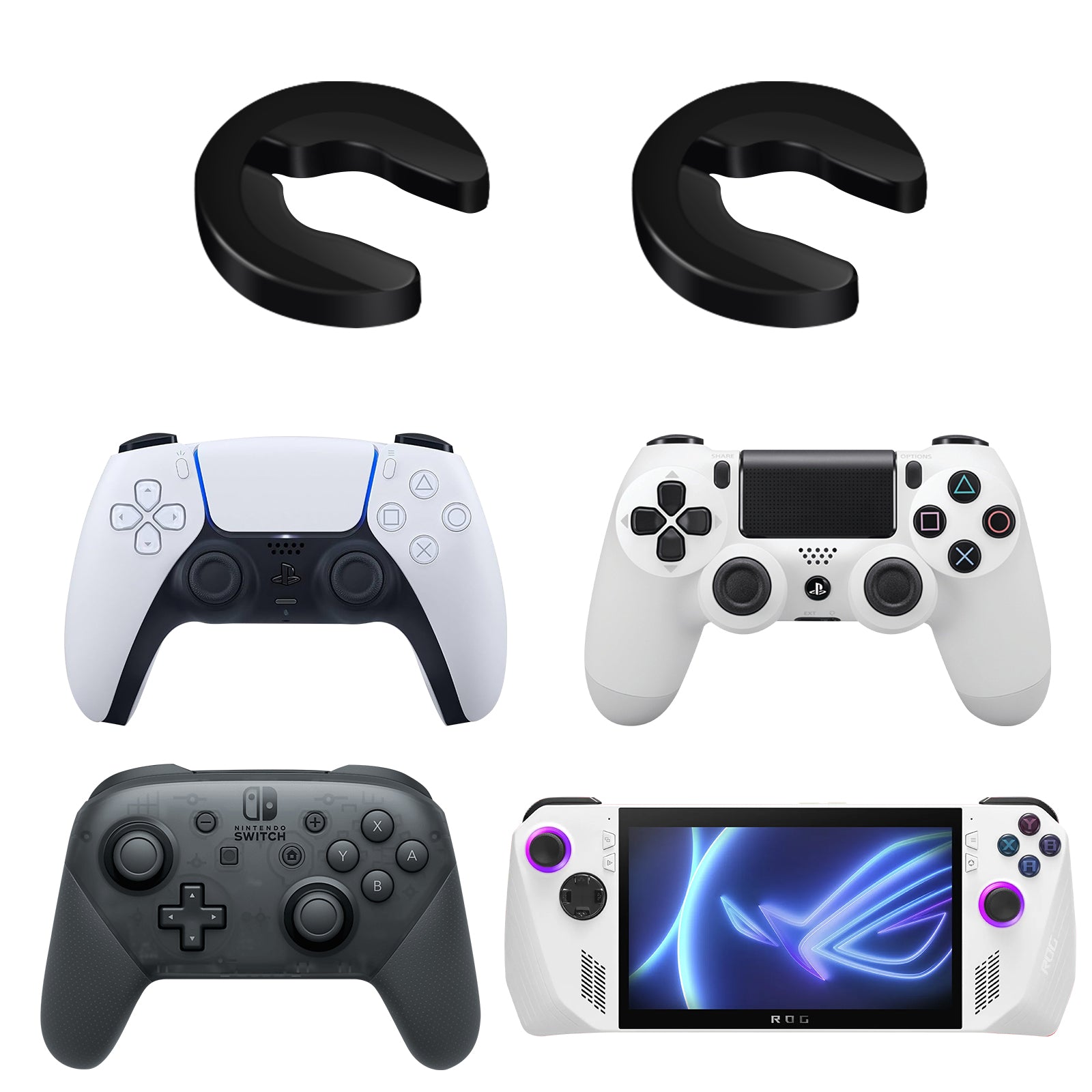 1 Pair of Joystick Protectors for Switch Pro Controller/ PS4 5 Controller/ ROG Ally, Ensuring Durability of Joystick