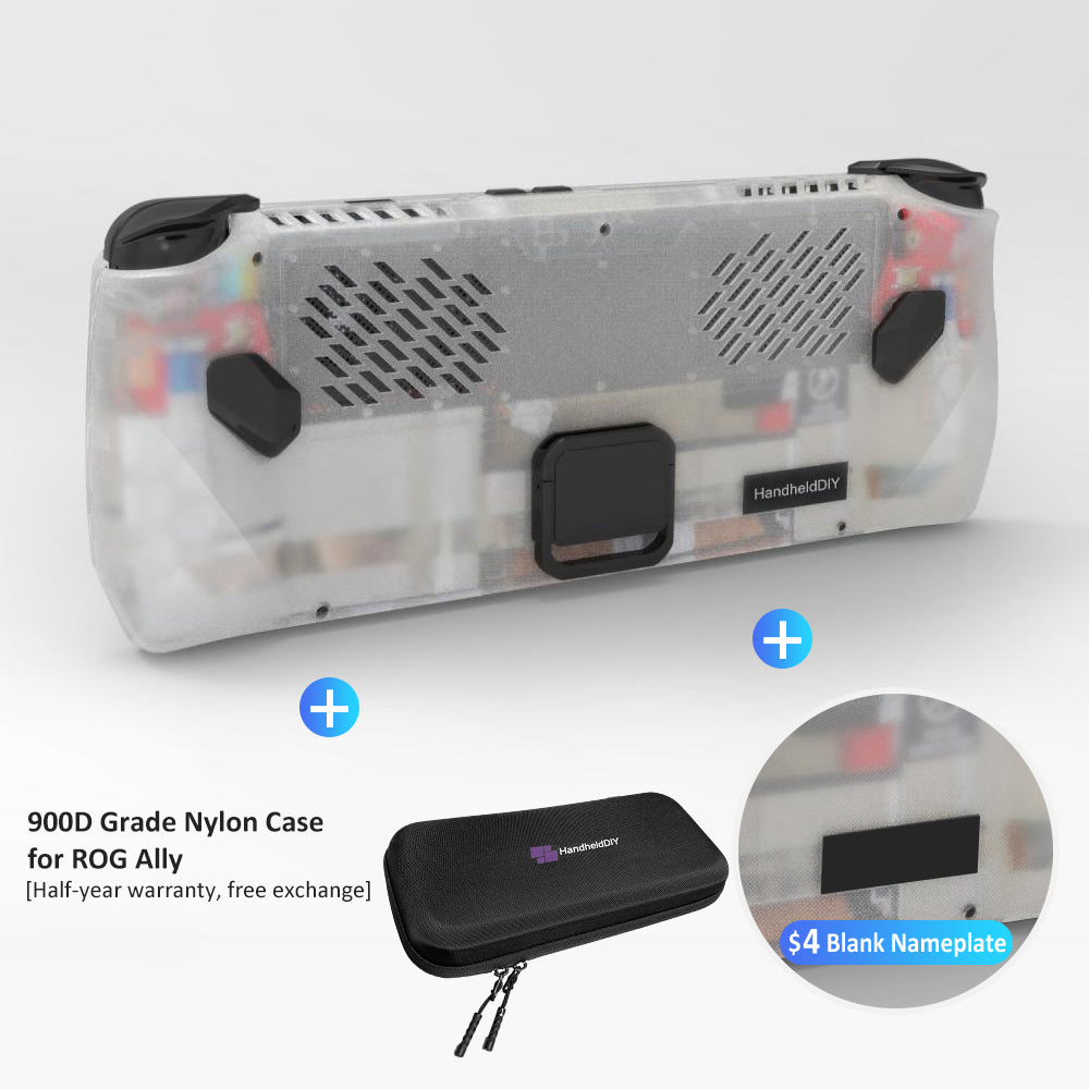 ROG Ally Modcase, Lower the Temperature Over 10%, Aluminum Alloy Kickstand and Nameplate