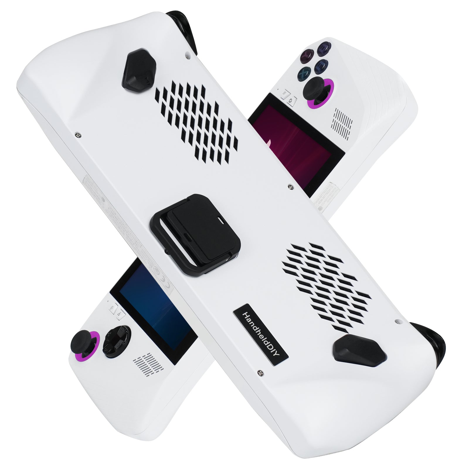 ROG Ally Modcase, Lower the Temperature Over 10%, Aluminum Alloy Kickstand and Nameplate