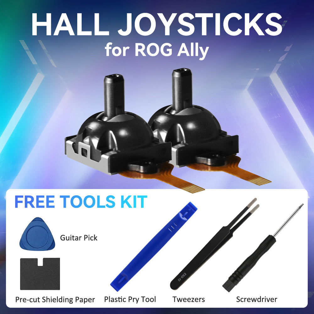 1 Pair Hall Joystick for ROG Ally/ ROG Ally X, with Free Tools Kit [Do
