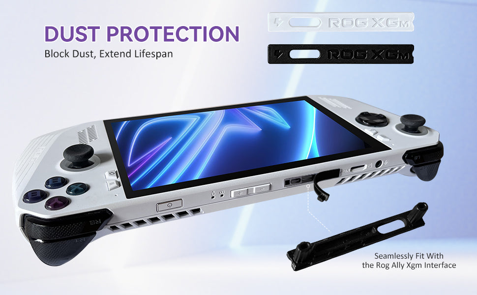 XGm Interface Dust Cover for ROG Ally, Silicone Material