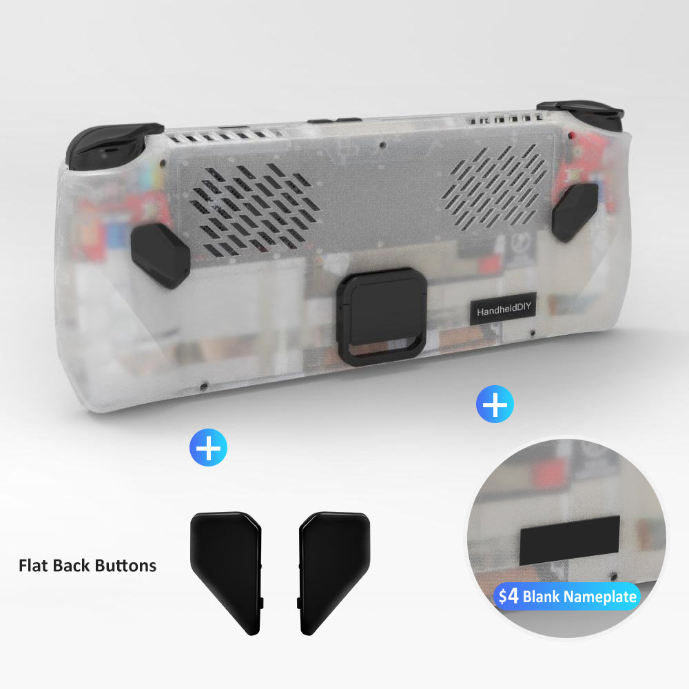 ROG Ally Modcase, Lower the Temperature Over 10%, Aluminum Alloy Kickstand and Nameplate