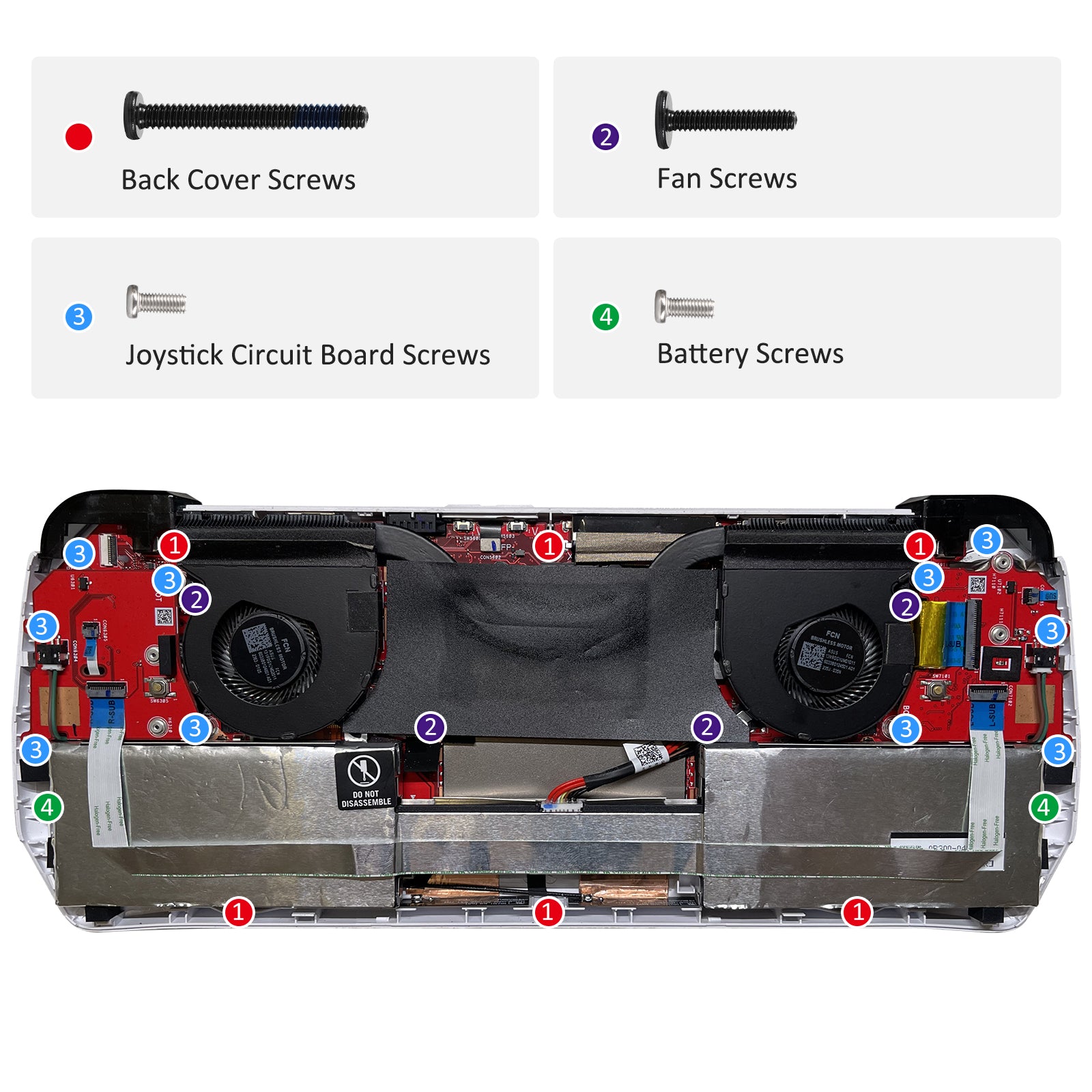 Set of Screws for ROG Ally