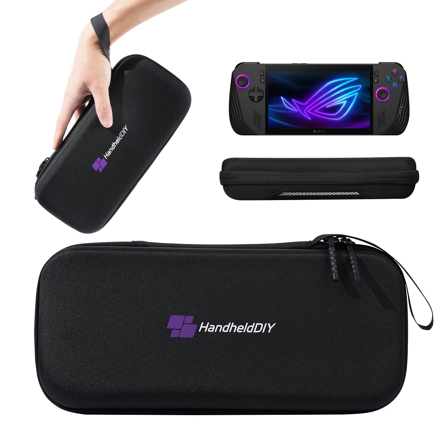 Étui pour ASUS ROG Ally X / MSI Claw A1M, Accessoires avec 2 Pièces Verre Trempé Film Protection Étui pour ASUS ROG Ally X / MSI Claw A1M, Accessoires avec 2 Pièces Verre Trempé Film Protection