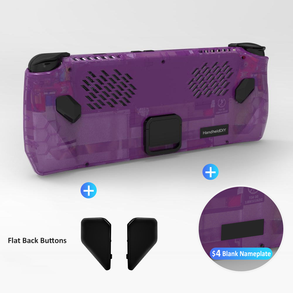 ROG Ally Modcase, Lower the Temperature Over 10%, Aluminum Alloy Kickstand and Nameplate