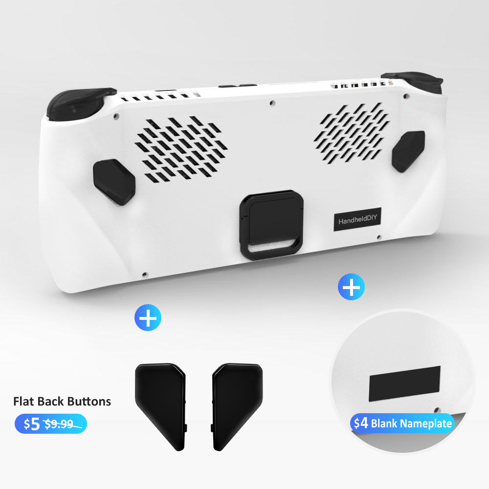 ROG Ally Modcase, Lower the Temperature Over 10%, Aluminum Alloy Kickstand and Nameplate