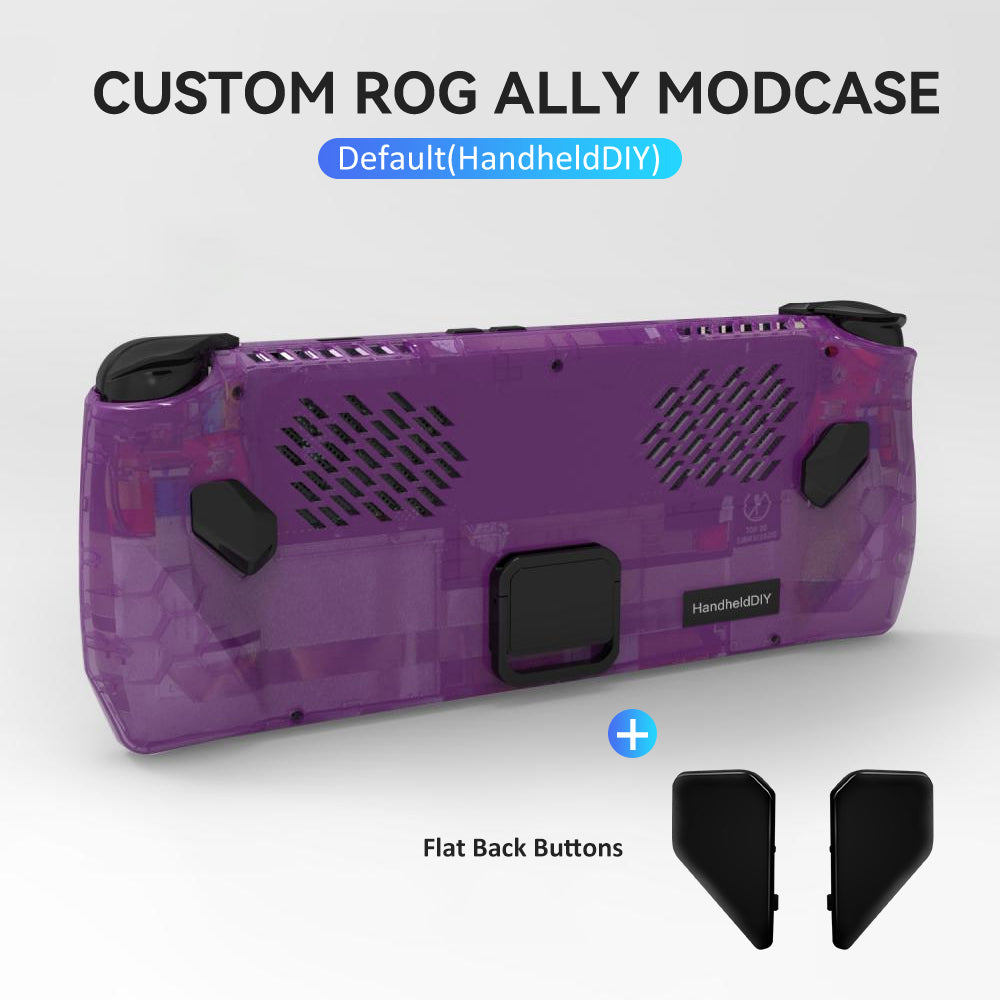 ROG Ally Modcase, Lower the Temperature Over 10%, Aluminum Alloy Kickstand and Nameplate