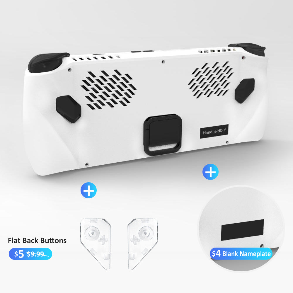 ROG Ally Modcase, Lower the Temperature Over 10%, Aluminum Alloy Kickstand and Nameplate