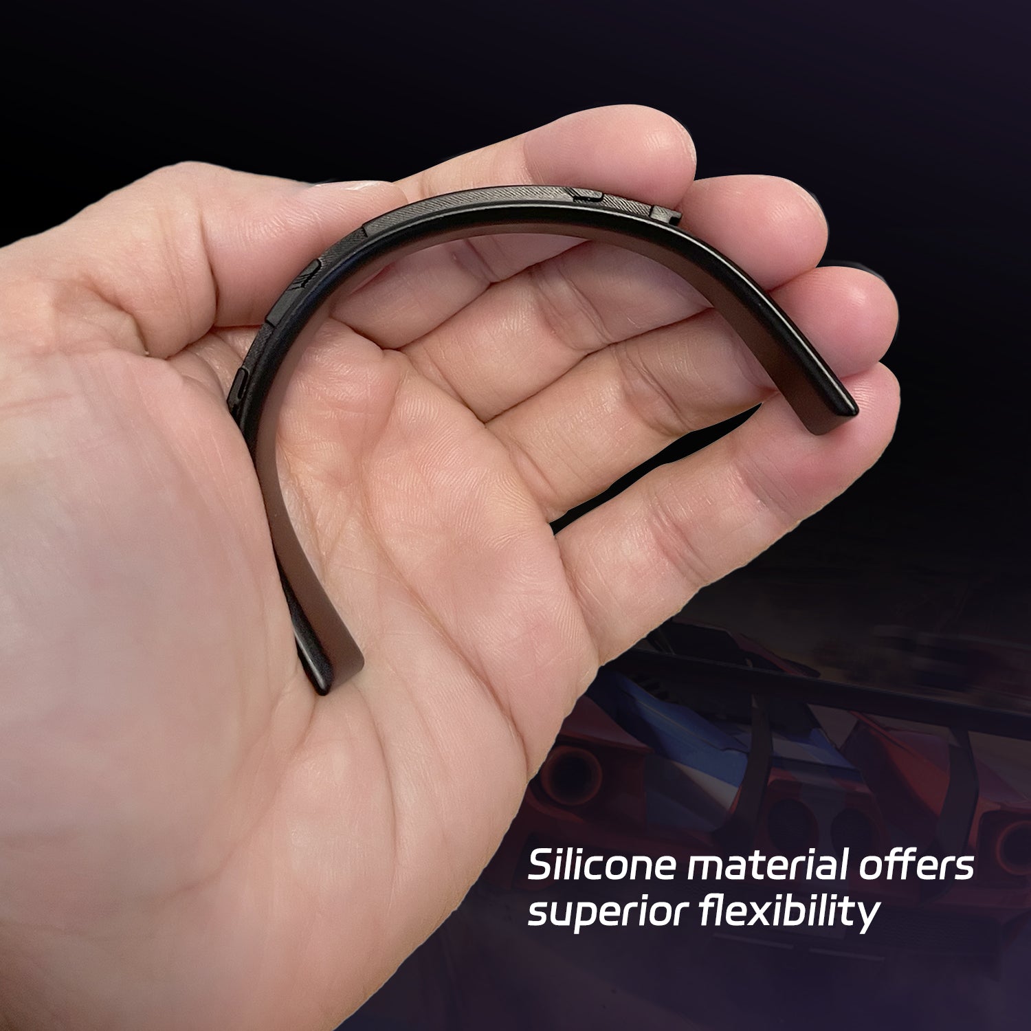 1 Pair Silicone Bumpers for Legion Go, Protecting Screen Edge, Mass-produced