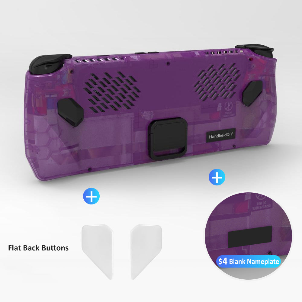 ROG Ally Modcase, Lower the Temperature Over 10%, Aluminum Alloy Kickstand and Nameplate