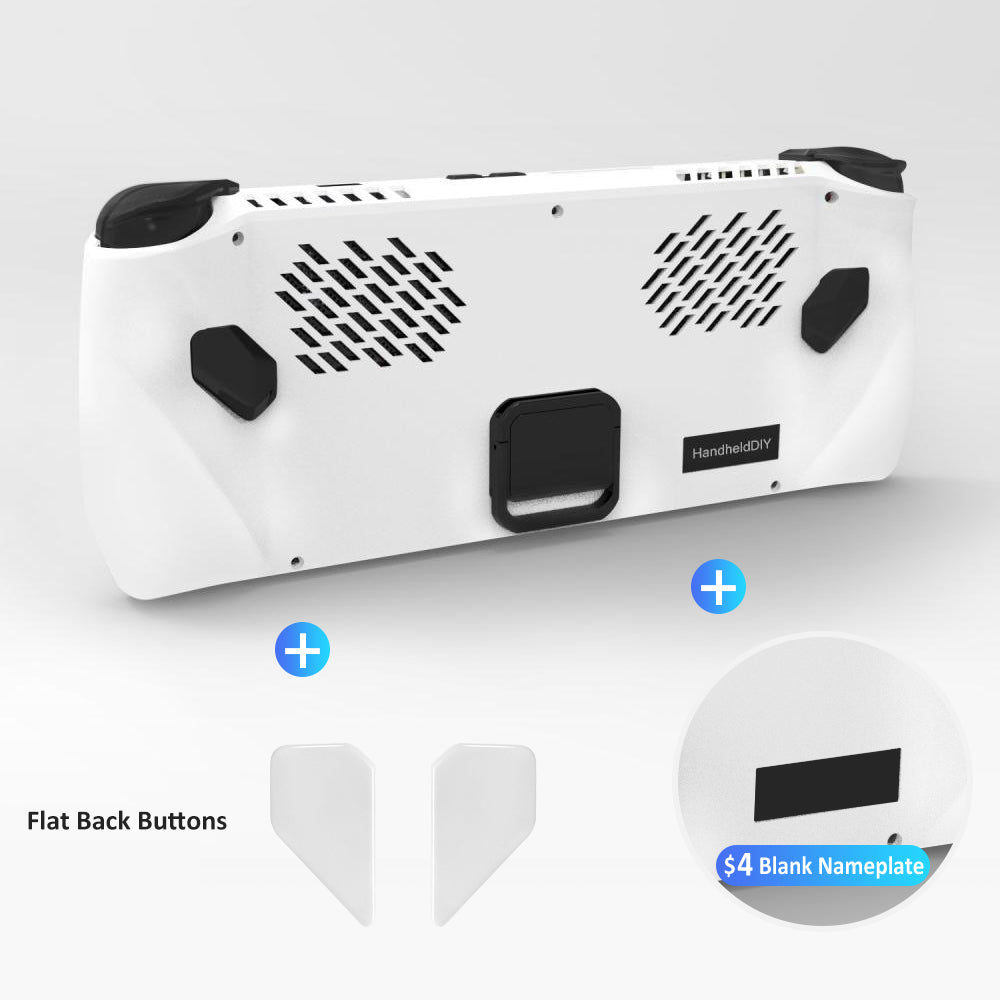 ROG Ally Modcase, Lower the Temperature Over 10%, Aluminum Alloy Kickstand and Nameplate