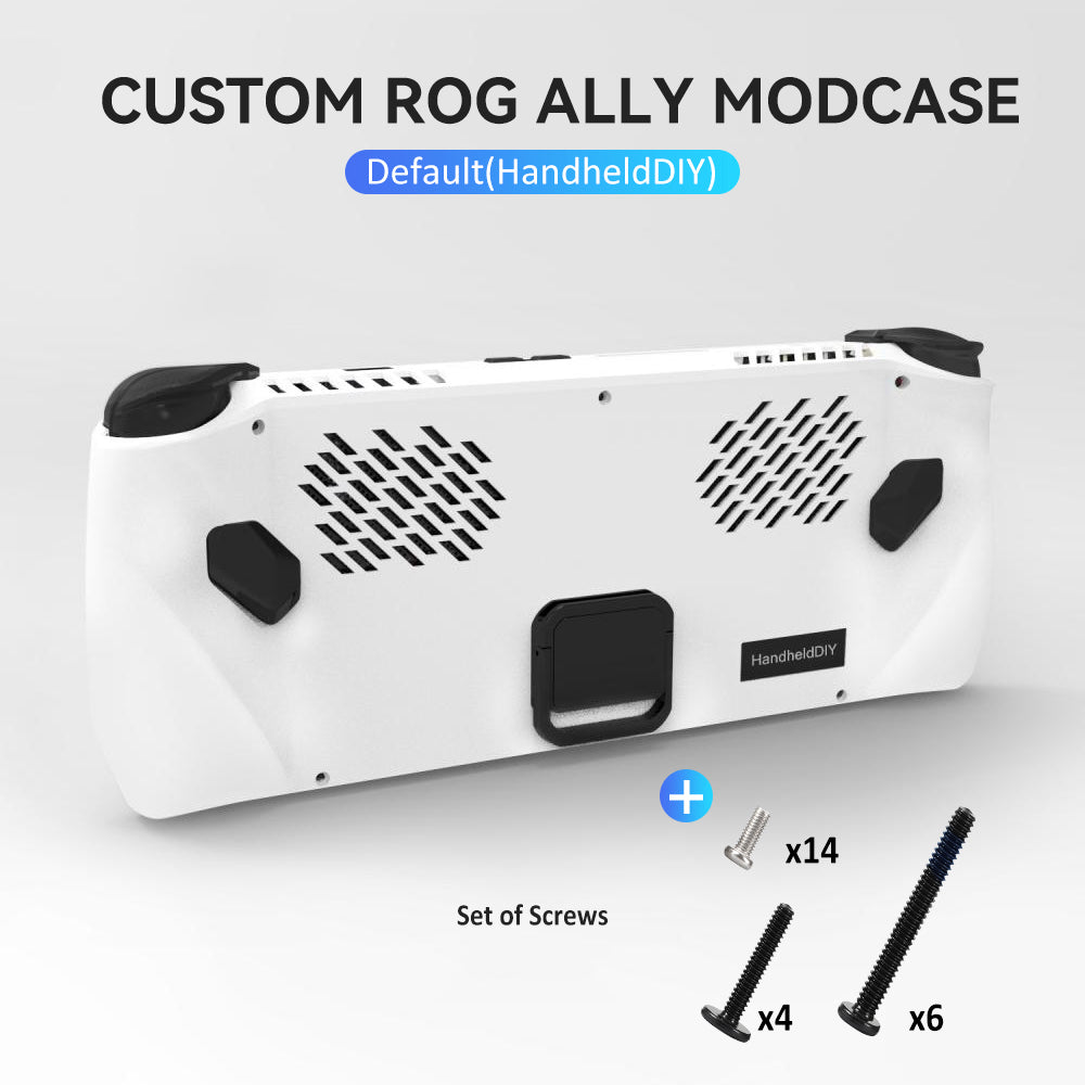 🔥 Custom ROG Ally Modcase, Lower the Temperature Over 10%, Aluminum Alloy Kickstand and Nameplate, Cyberpunk Engraving Service