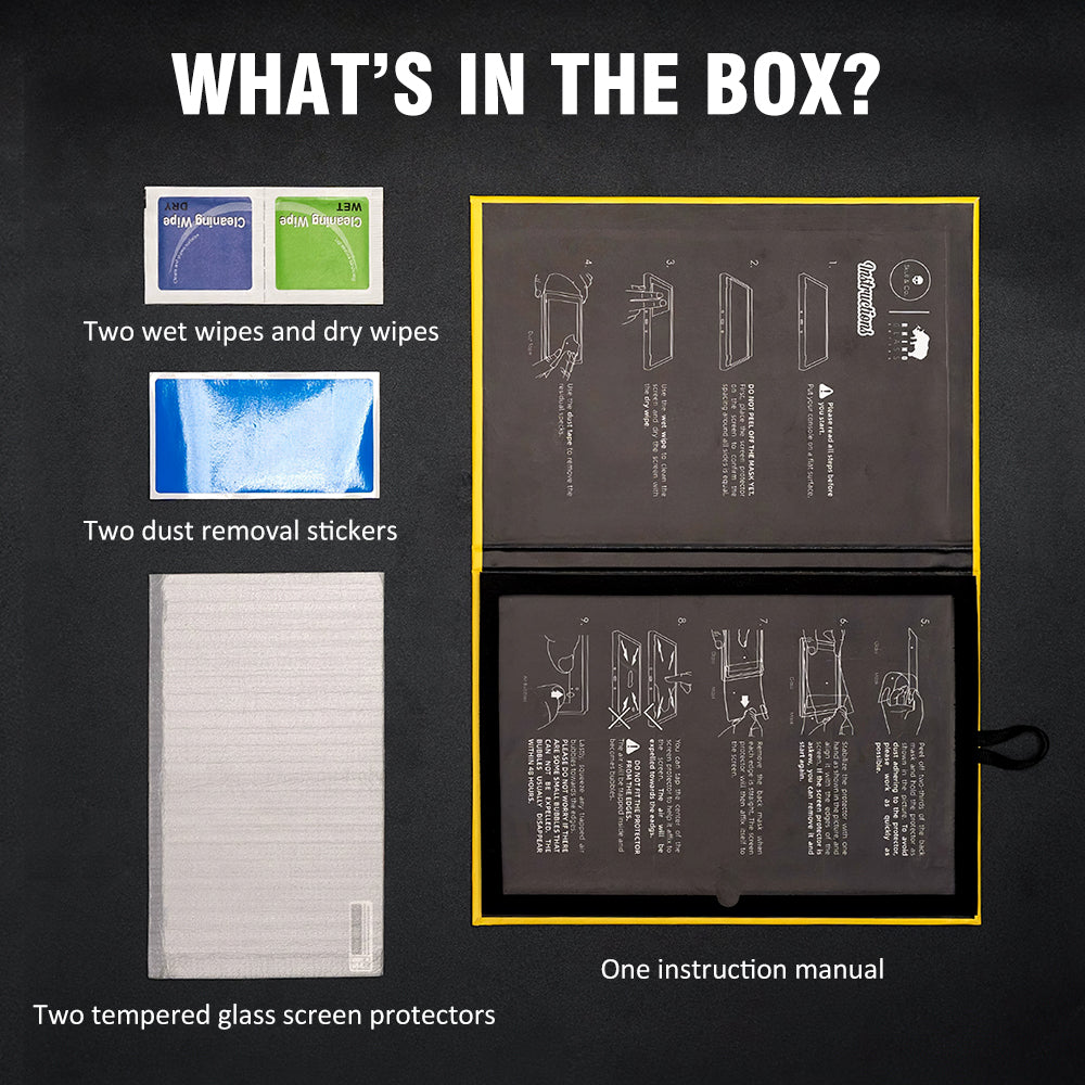 ROG Ally Special Tempered Glass Screen Protector - Ultra-thin, High Transparency, 9H Hardness, Explosion-proof, Shock-resistant, 2.5D Curved Edge