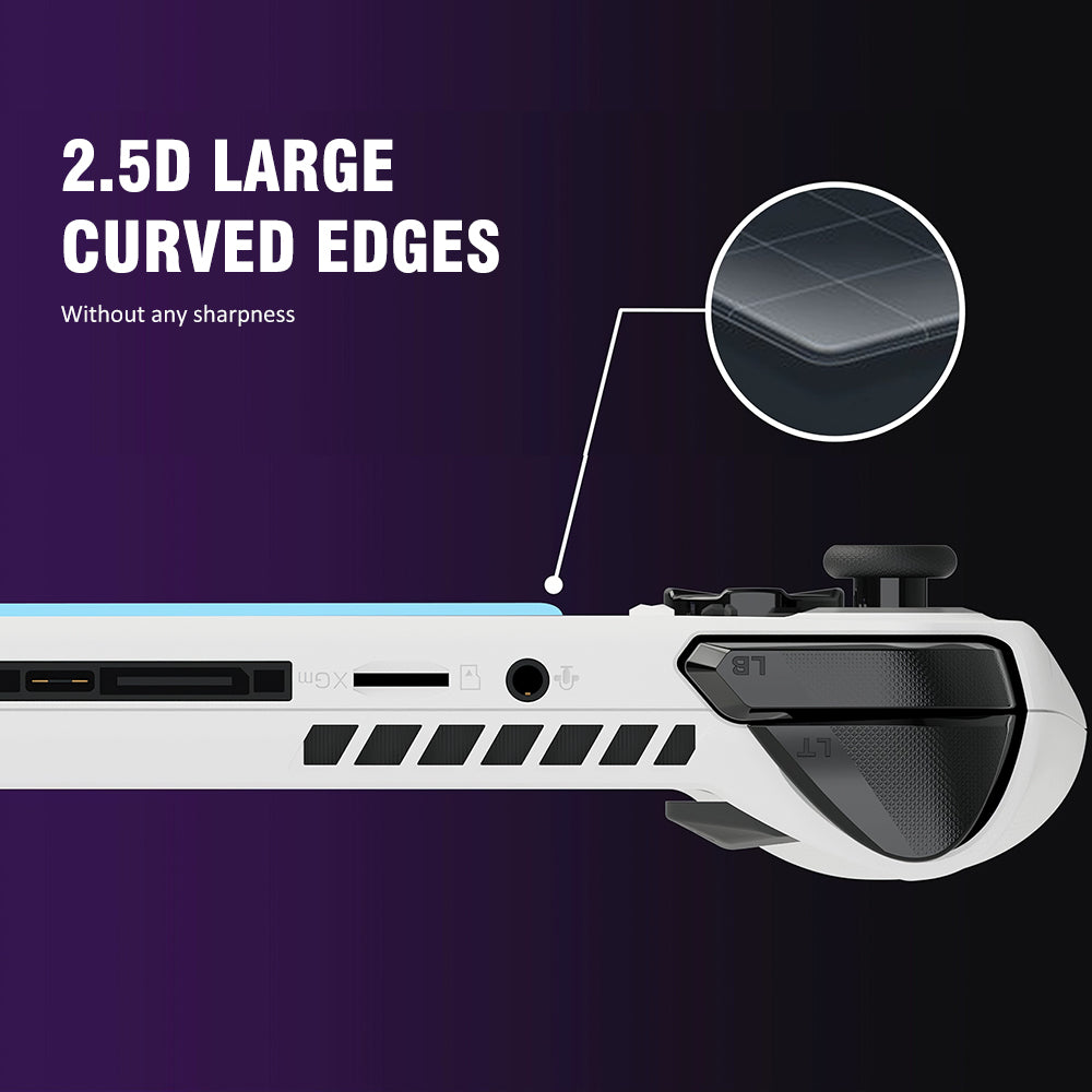 ROG Ally Special Tempered Glass Screen Protector - Ultra-thin, High Transparency, 9H Hardness, Explosion-proof, Shock-resistant, 2.5D Curved Edge