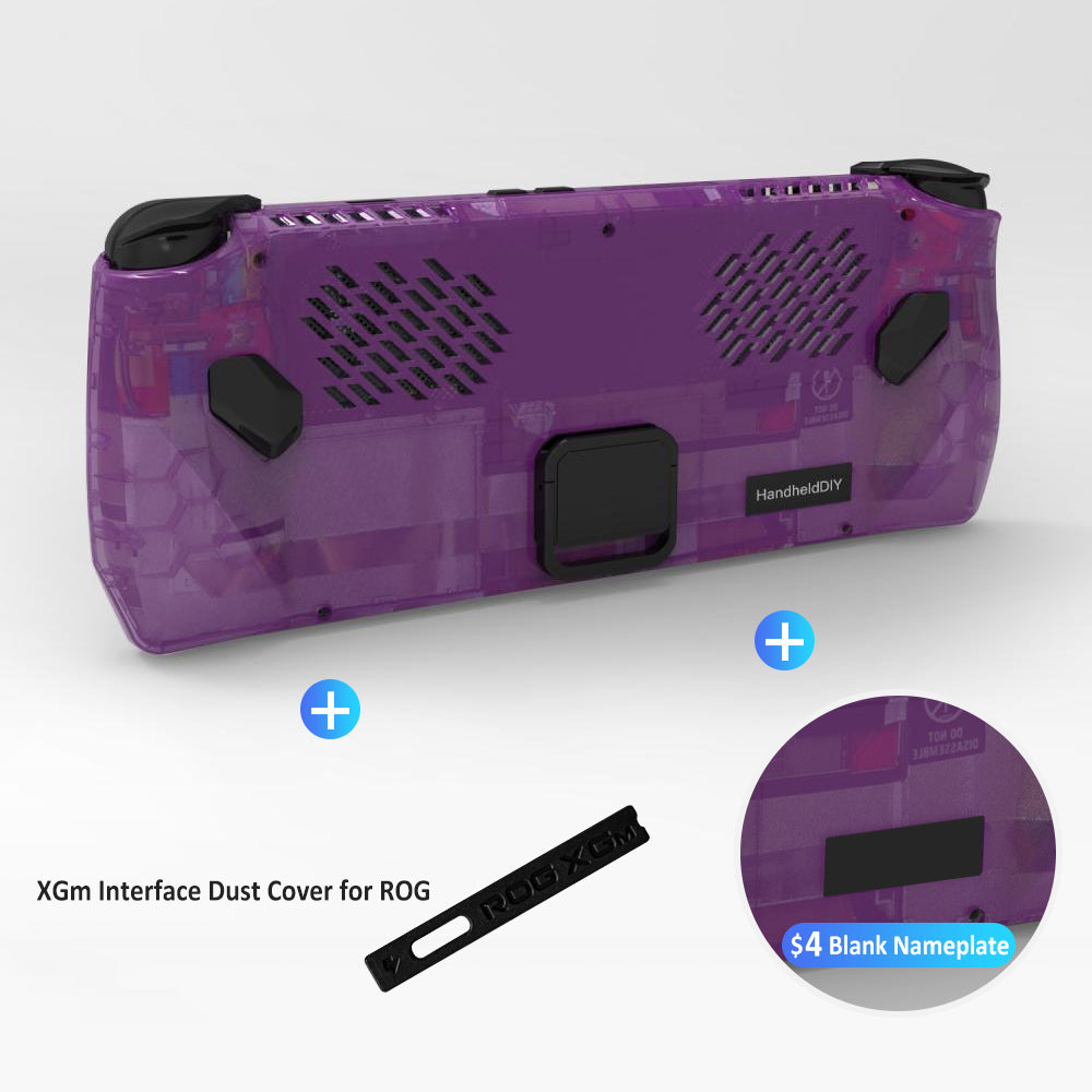 ROG Ally Modcase, Lower the Temperature Over 10%, Aluminum Alloy Kickstand and Nameplate