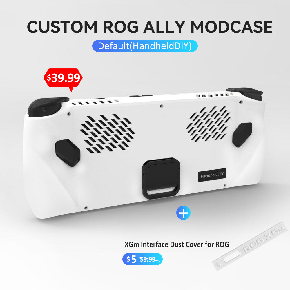 ROG Ally Modcase, Lower the Temperature Over 10%, Aluminum Alloy Kickstand and Nameplate