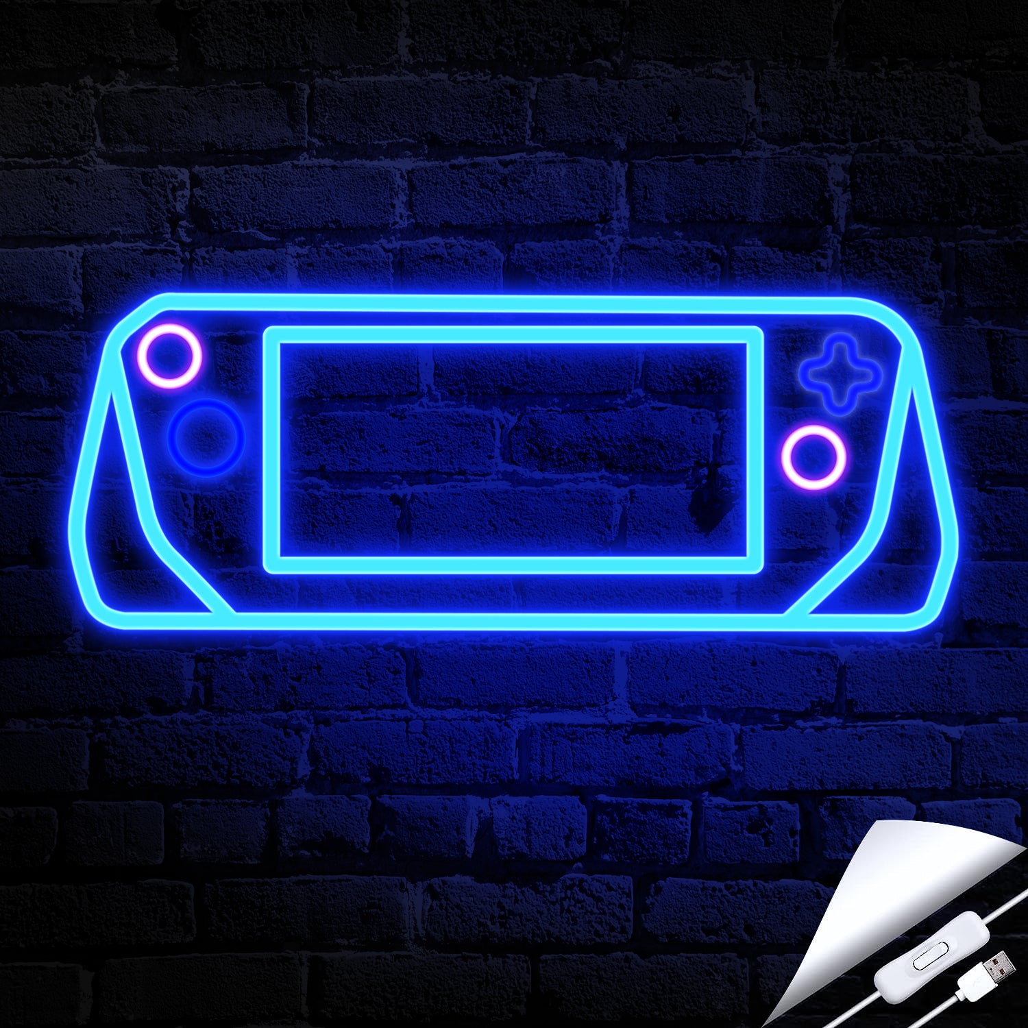 ROG Ally LED Neon Sign with Switch and USB Plug, Gamer's Best Gift, 400mm*146mm