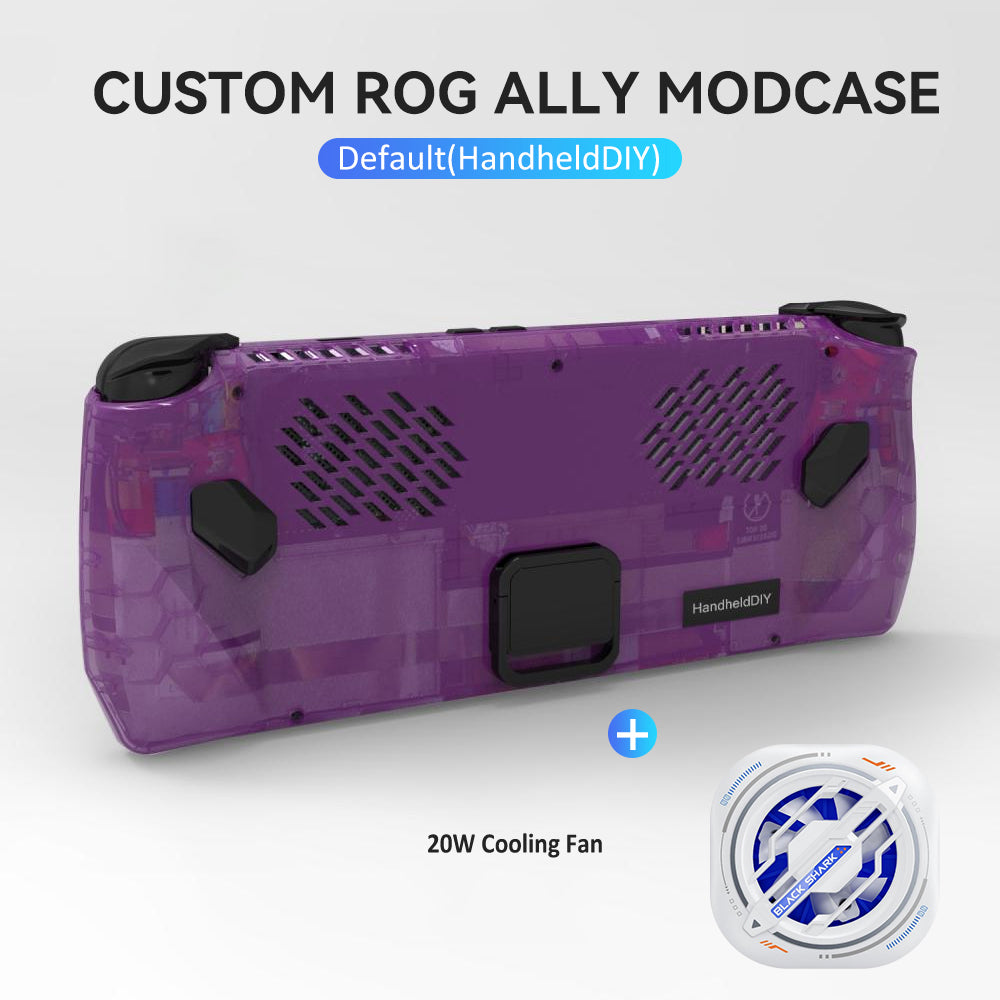 ROG Ally Modcase, Lower the Temperature Over 10%, Aluminum Alloy Kickstand and Nameplate