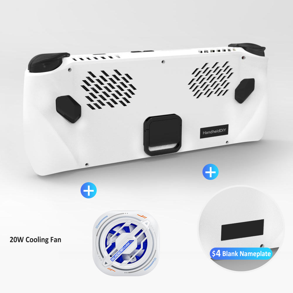 ROG Ally Modcase, Lower the Temperature Over 10%, Aluminum Alloy Kickstand and Nameplate