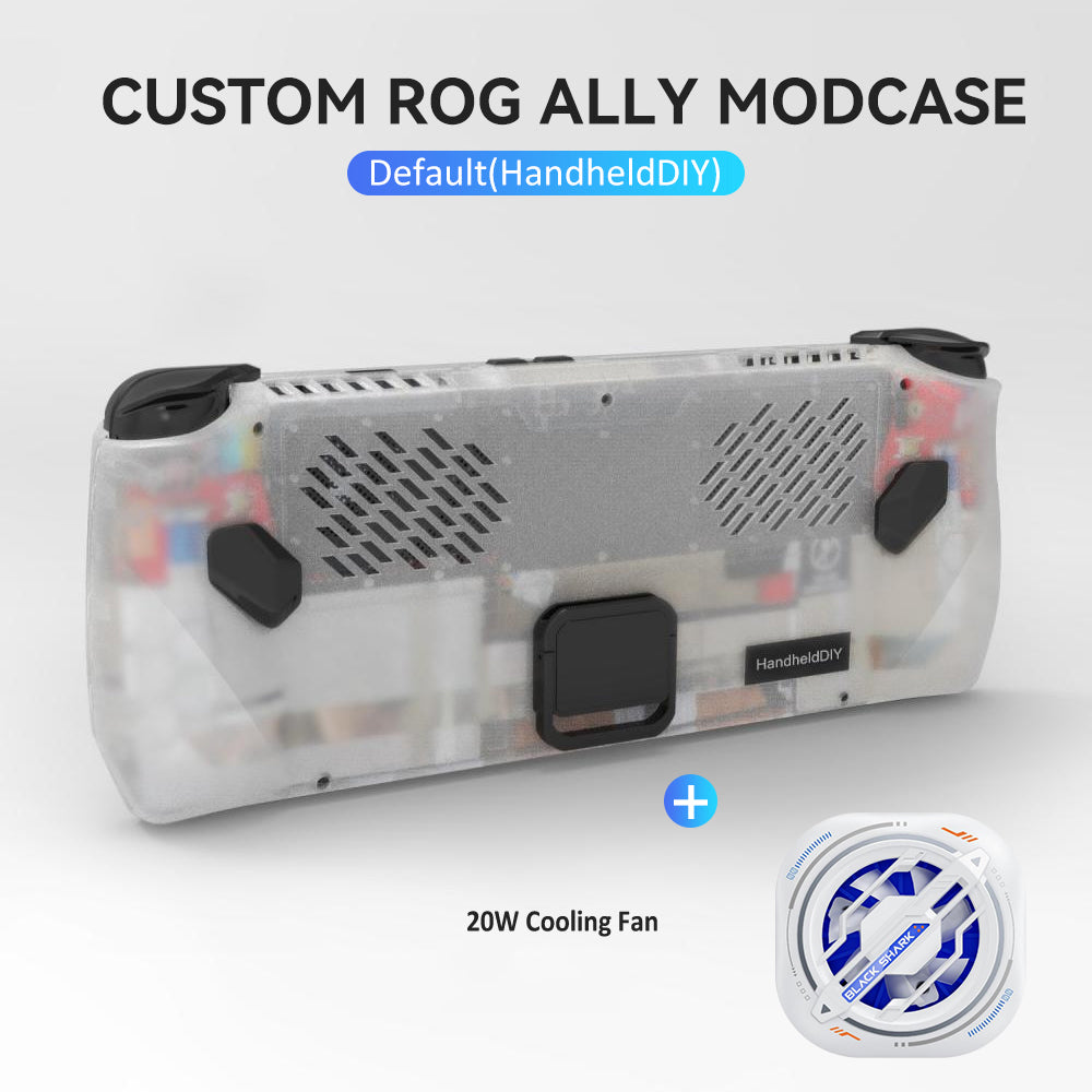 ROG Ally Modcase, Lower the Temperature Over 10%, Aluminum Alloy Kickstand and Nameplate