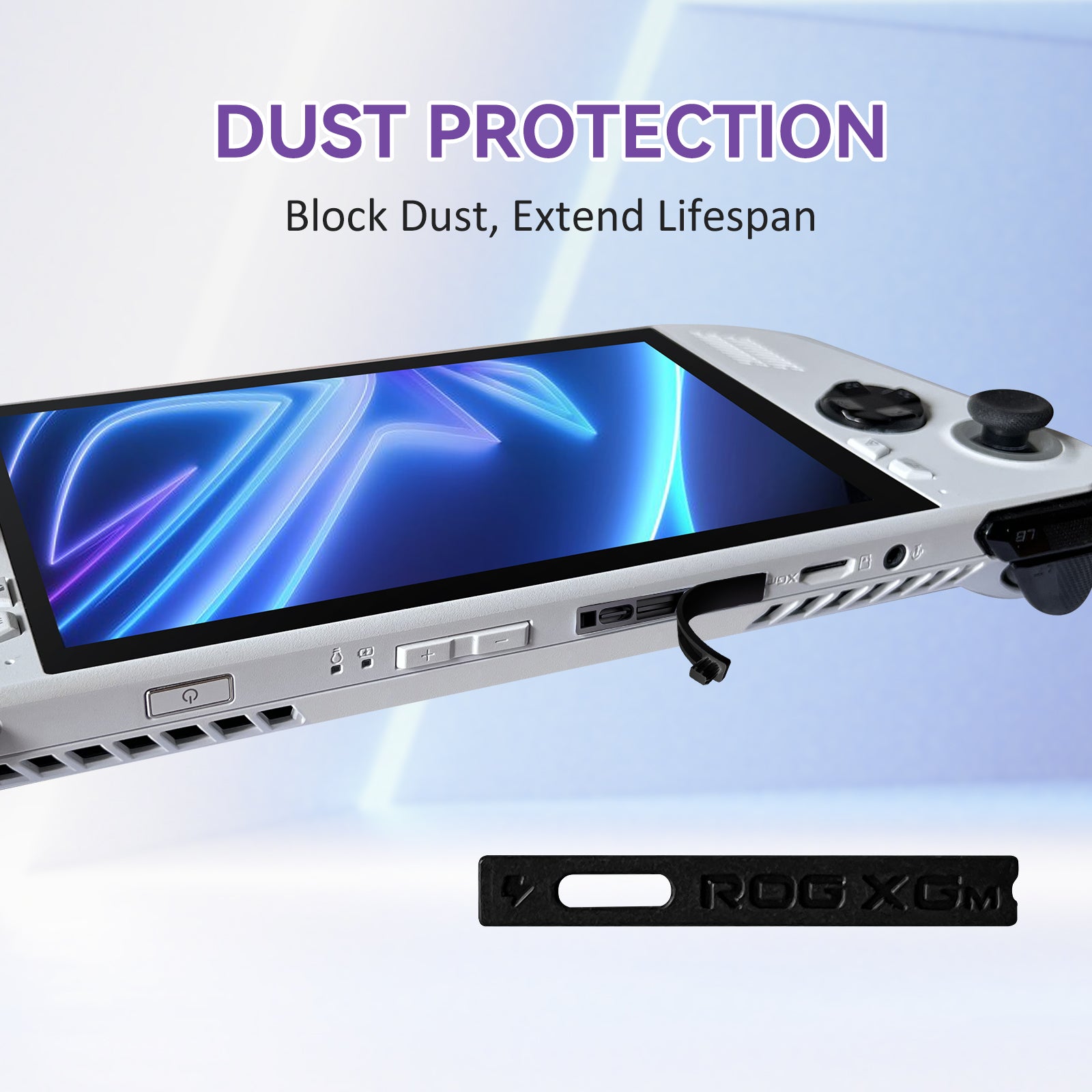 XGm Interface Dust Cover for ROG Ally, Silicone Material
