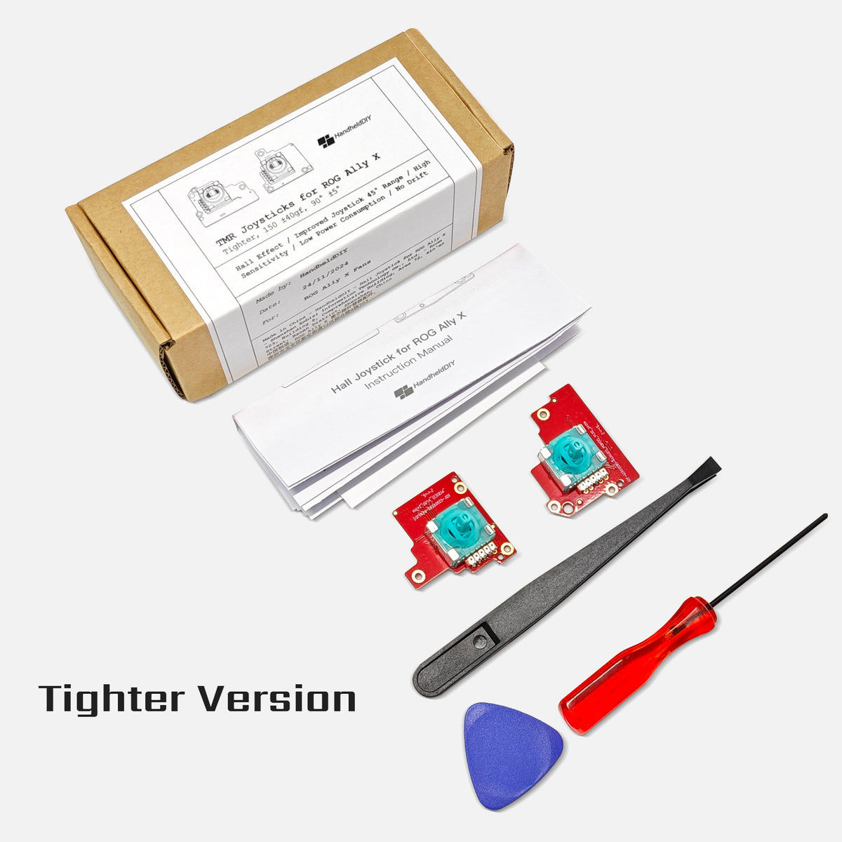 TMR Hall Effect Joystick for ROG Ally X, Tighter Version, with Calibra