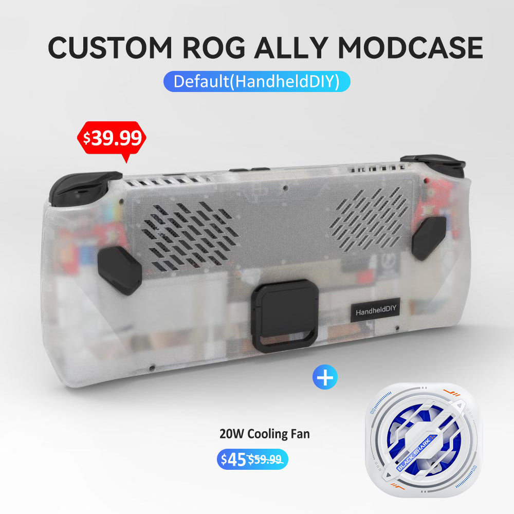 🔥 Custom ROG Ally Modcase / Heat Management / Kickstand / Nameplate Engraving Service