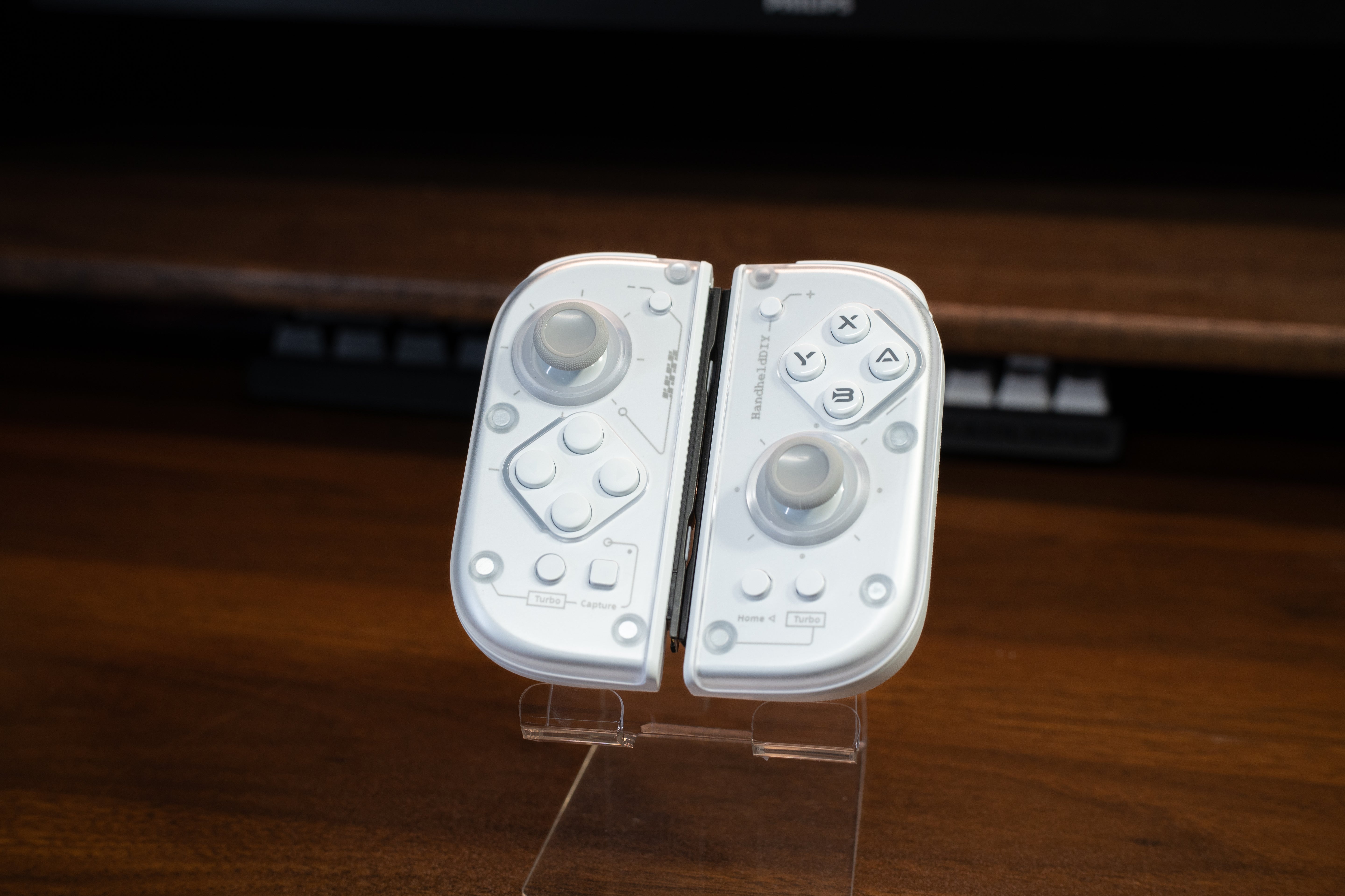 J6 Switch Controller Replacement for Joy-Con, Hall Effect Joysticks, RGB Lights, Motion Control, Macro & Turbo 1 Pair