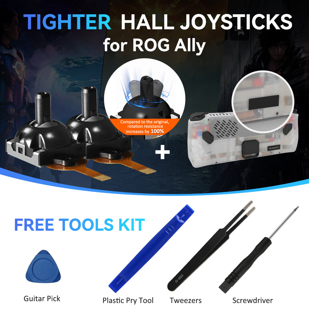 🔥Bundled Discount - Hall Joystick ＆ Modcase for ROG Ally