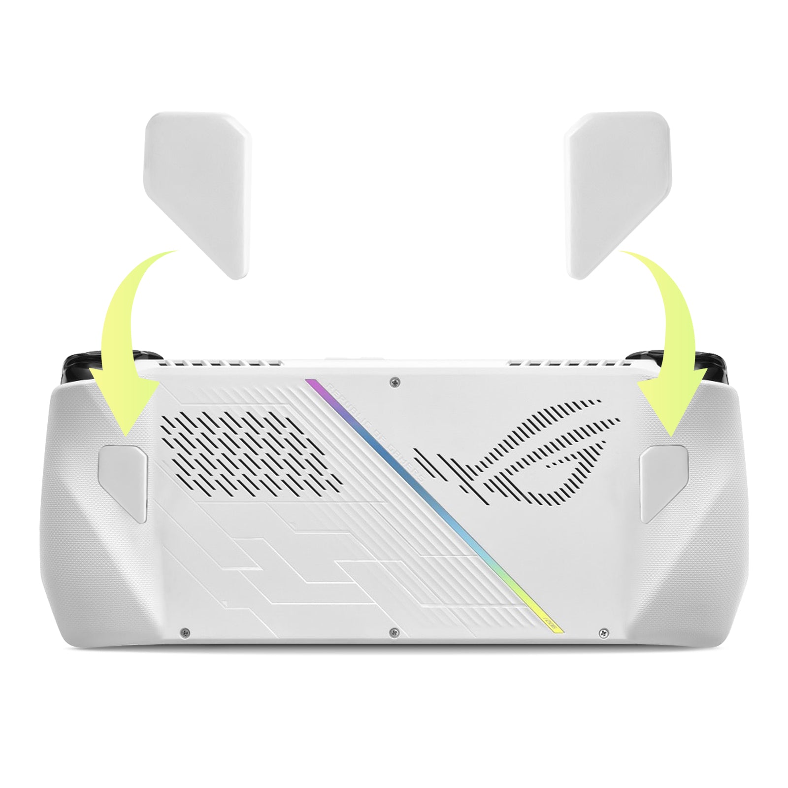 1 Pair of Flat Back Buttons for ROG Ally, with Better Gaming Experience