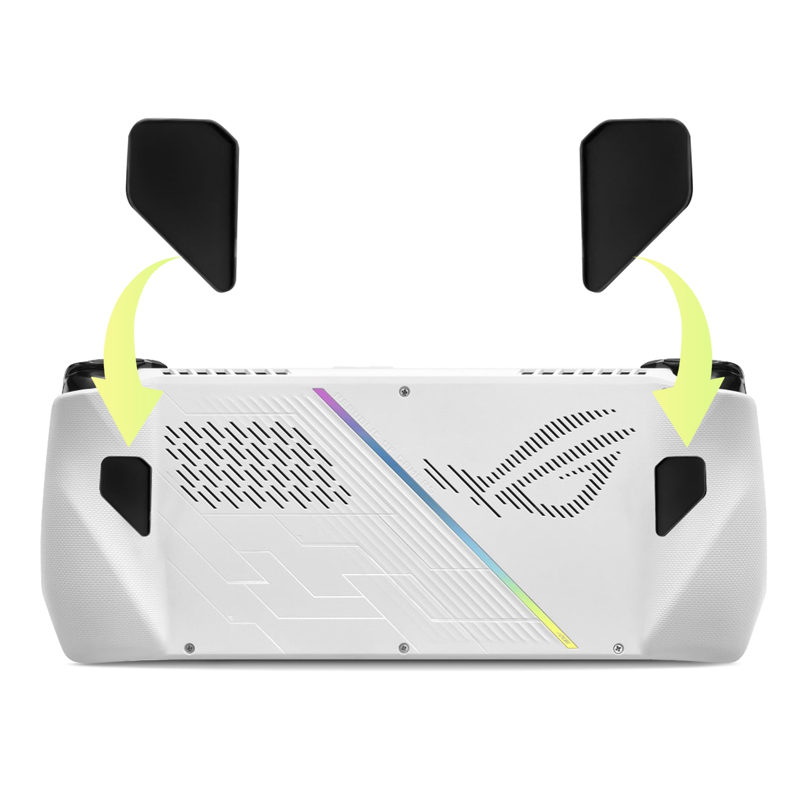 1 Pair of Flat Back Buttons for ROG Ally, with Better Gaming Experience