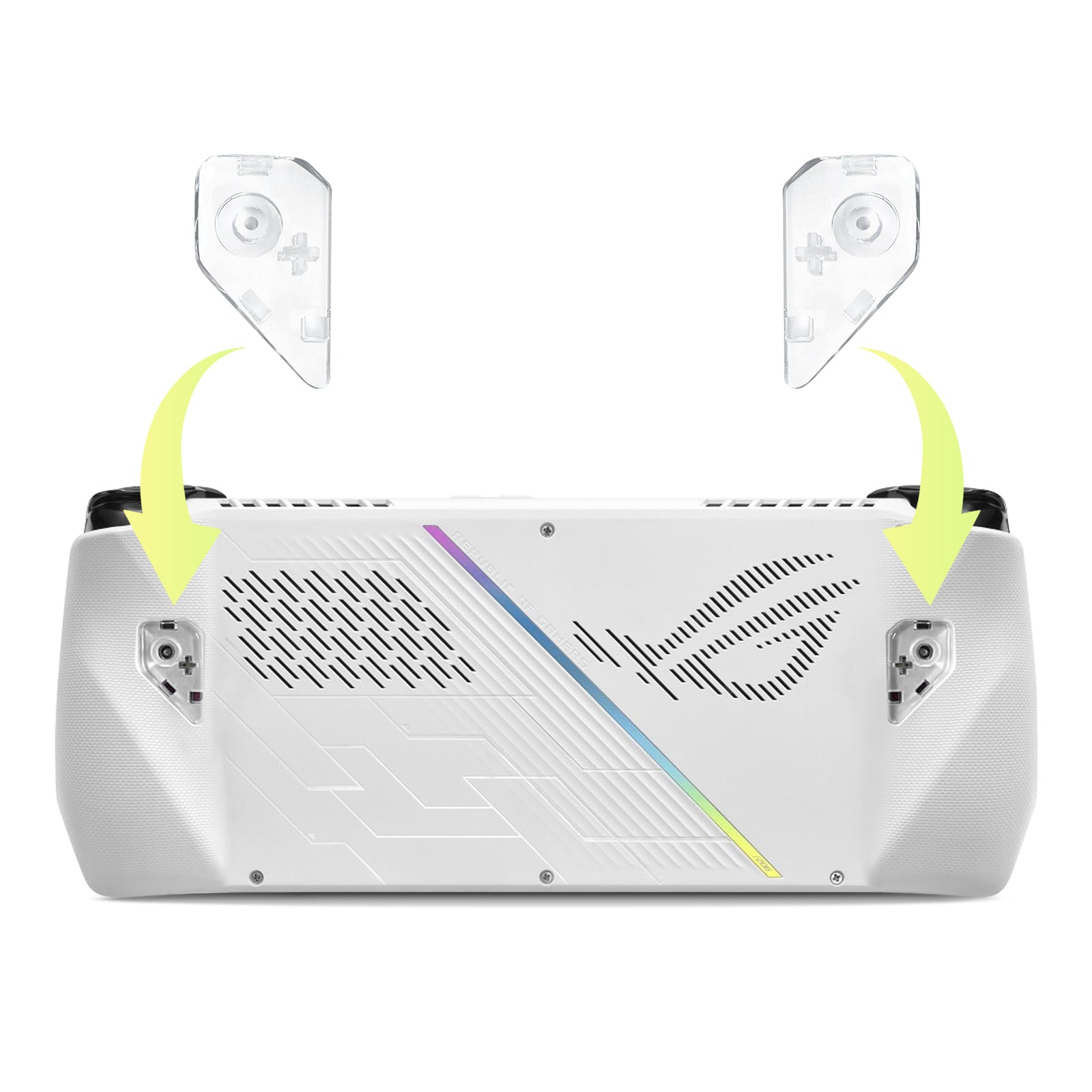 1 Pair of Flat Back Buttons for ROG Ally, with Better Gaming Experience