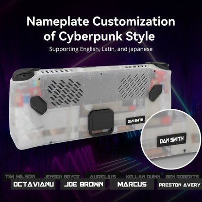 Modcase Nameplate Custom Engraving, Cyberpunk Style (Will be delivered separately from Modcase)