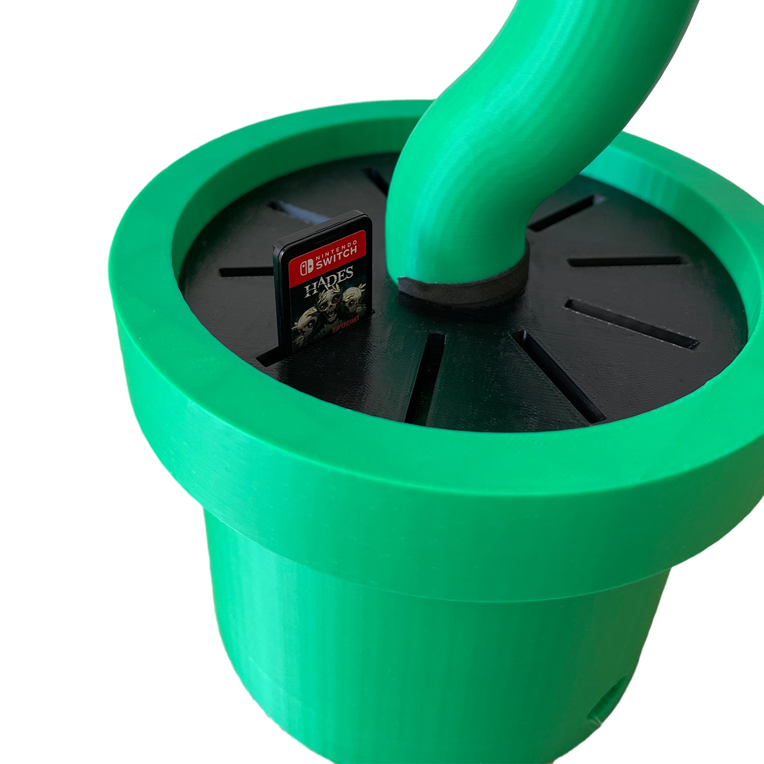 3D Printed Holder of Chomper Plants vs. Zombies, for Nintendo Switch Handheld, Easy Assembly with Super Glue