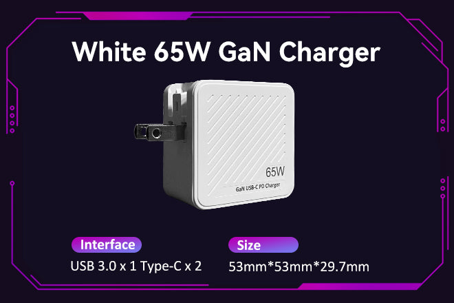 PD 65W GaN Charger, Type-C Magnetic 100W Fast Charging Cable for ROG Ally Steam Deck Switch, 180° Rotation