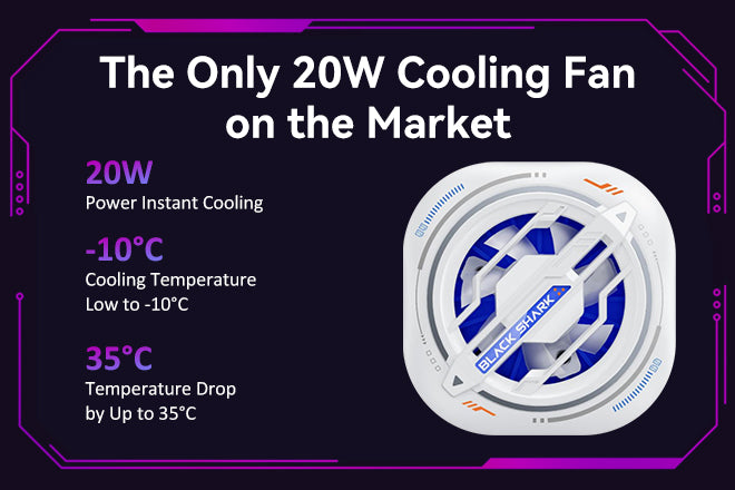 20W Cooling Fan for Gaming Handhelds