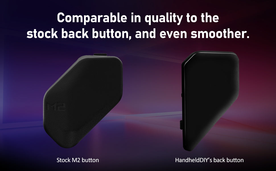 1 Pair of Flat Back Buttons for ROG Ally, with Better Gaming Experience