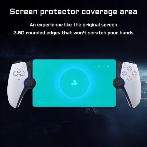 Case for Playstation Portal with 2 Screen Protectors, Silicone PS5 Portal  Protective Case with Kickstand Soft Non-Slip Shockproof Cover Skin
