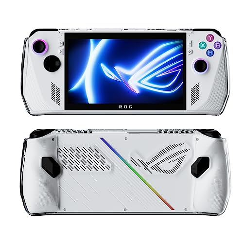 TPU Clear Case for 2023 ASUS ROG Ally Handheld, ROG Ally 7 Accessories Protective Cover Grip (Clear)